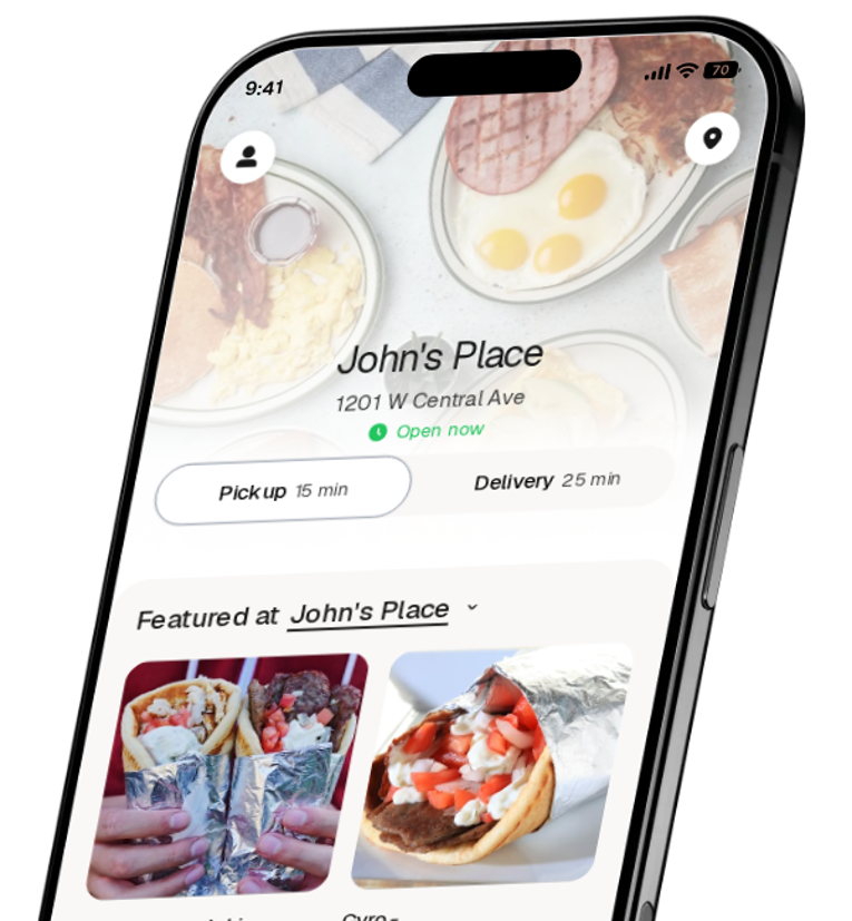 John's Place app preview