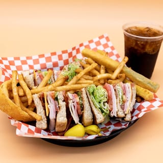 Club Sandwich with Fries - O