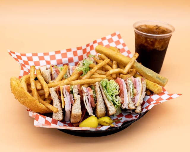 Club Sandwich with Fries - O.
