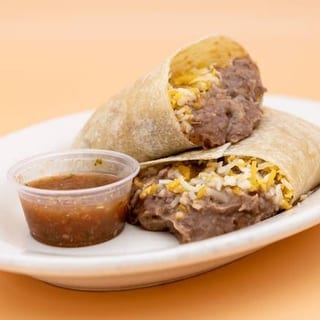 Beef & Bean Burrito -