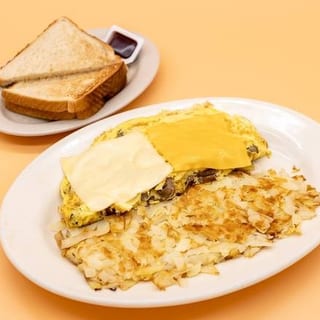 Mushroom & Swiss Omelet - O